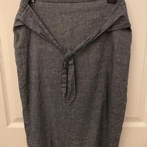 Womens charcoal gray skirt